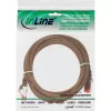InLine komutacinis kabelis S/FTP PiMF Cat.6 250MHz PVC varis rudas 3m