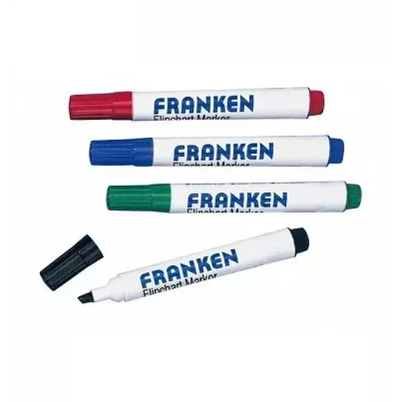 Marker Franken Z2203 4 vnt. Juoda Mėlyna Žalia Raudona
