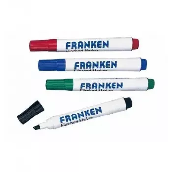 Marker Franken Z2203 4 vnt. Juoda Mėlyna Žalia Raudona
