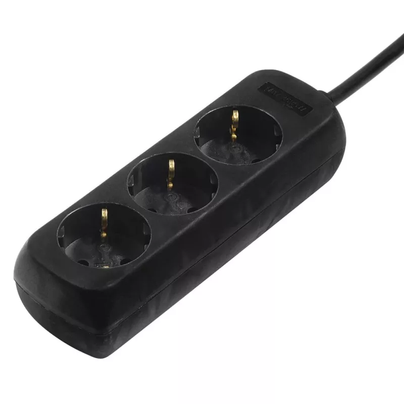 Hama 00108843 apsaugos nuo viršįtampių įrenginys, juodas, 3 AC lizdai, 230 V, 5 m