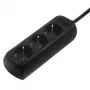 Hama 00108843 apsaugos nuo viršįtampių įrenginys, juodas, 3 AC lizdai, 230 V, 5 m