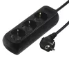 Hama 00108843 apsaugos nuo viršįtampių įrenginys, juodas, 3 AC lizdai, 230 V, 5 m