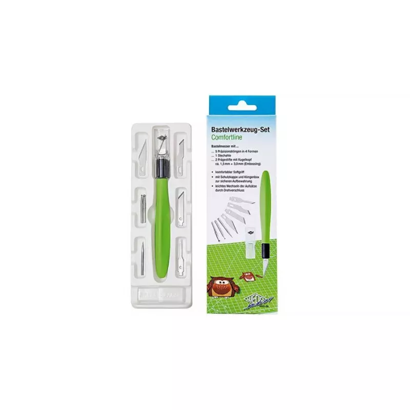 Rankdarbių įrankių rinkinys WEDO Comfortline su priedais