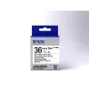 Epson etikečių kasetė magnetinė LK-7WB2 juoda/balta 36 mm (1,5 m)