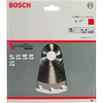 Apskritas pjūklo diskas Bosch 2608640781 15 cm medienai