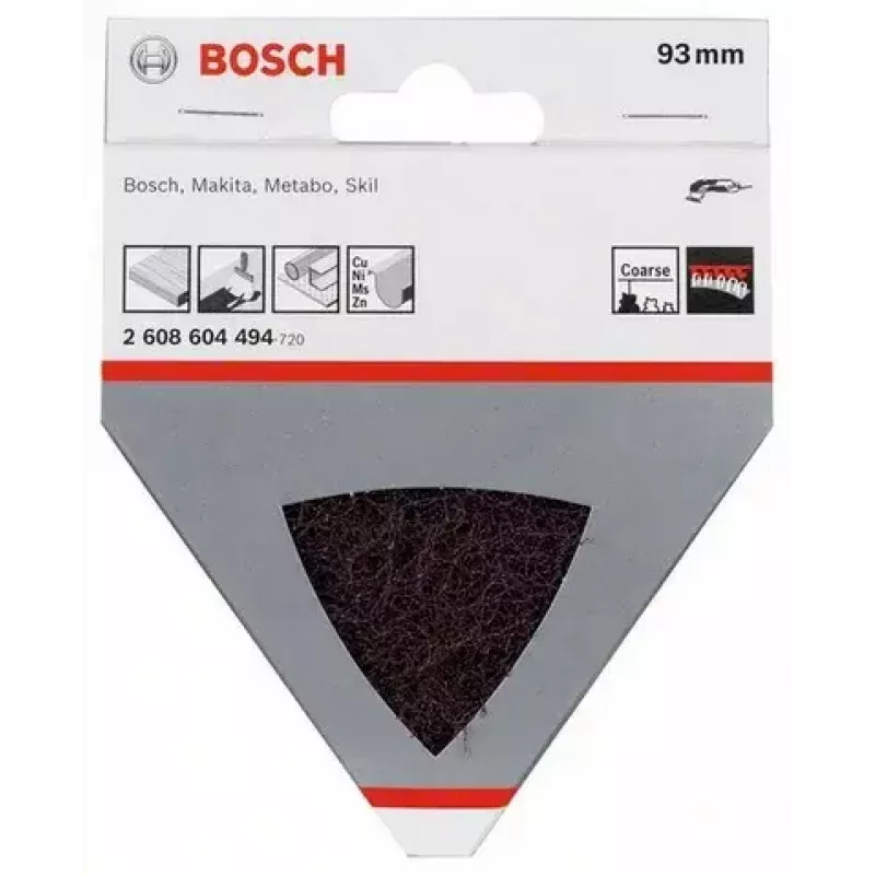 “Bosch 2 608 604 494” rankinio šlifavimo reikmuo Šlifavimo trinkelė 1 vnt.