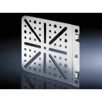 Stovo plokštė Rittal TS 8612.400, plienas, sidabrinė, 141,5×120 mm, pakuotėje 4 vnt.