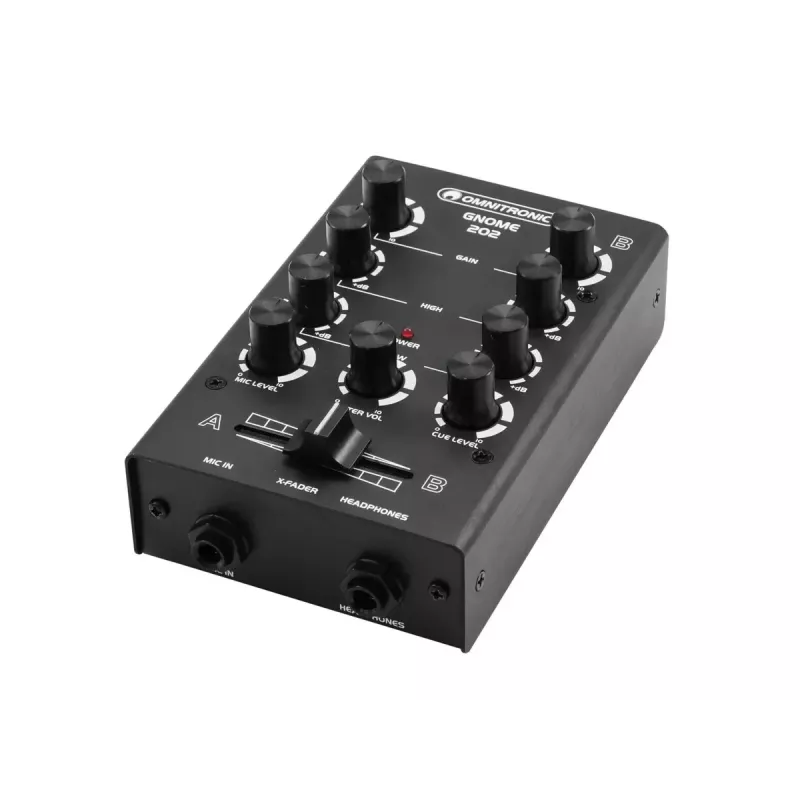 Maišytuvas Omnitronic GNOME-202 2 kanalai 20 - 20000 Hz Juoda