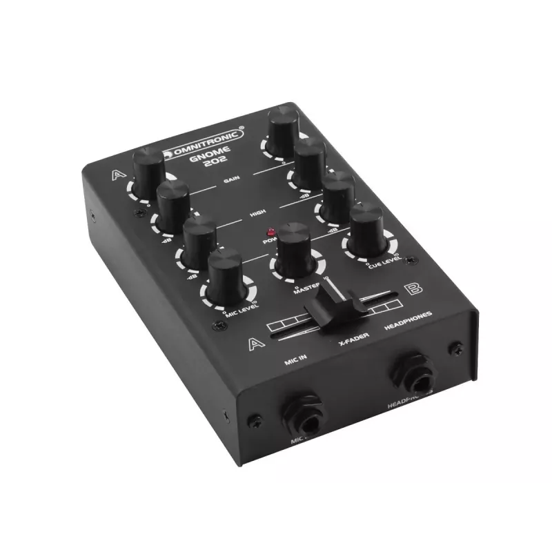 Maišytuvas Omnitronic GNOME-202 2 kanalai 20 - 20000 Hz Juoda