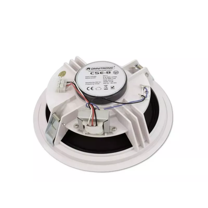 Plačiajuostis garsiakalbis Omnitronic 80710242 baltas laidinis 10 W