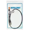 Intellinet tinklo komutacinis kabelis, Cat6, 0,5 m, juodas, varis, S/FTP, LSOH / LSZH, PVC, RJ45, paauksuoti kontaktai, nesikabinantis, su apvalkalu, garantija visam tarnavimo laikui