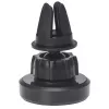 Manhattan Magnetic Car Air-Vent Phone Mount, reguliuojamas užsegamas laikiklis, greitas pritvirtinimas ir atlaisvinimas, neslystanti pagalvėlė, juoda, garantija visam tarnavimo laikui