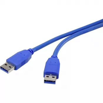 USB laidas Renkforce RF-4369446 USB 3.2 Gen 1 1 m Mėlynas