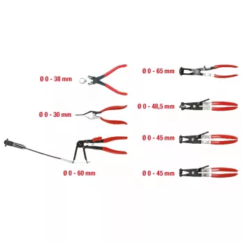 Replės KS Tools 115.1055 Chromo-molibdeno plienas