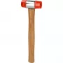 Plaktukas KS Tools 140.5202 plastikine galvute medine rankena 30 cm 350 g