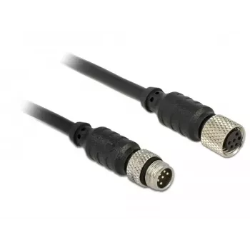 Serijinis kabelis Navilock 62974 juodas 5 m M8