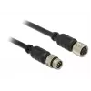 Serijinis kabelis Navilock 62975 juodas 10 m M8