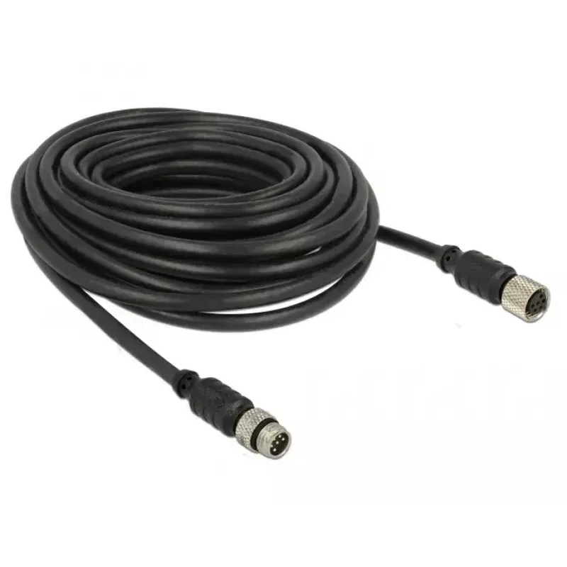 Serijinis kabelis Navilock 62975 juodas 10 m M8