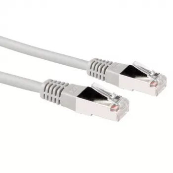 ACT pilkas 5 metrų LSZH F/UTP CAT5E komutacinis kabelis su RJ45 jungtimis