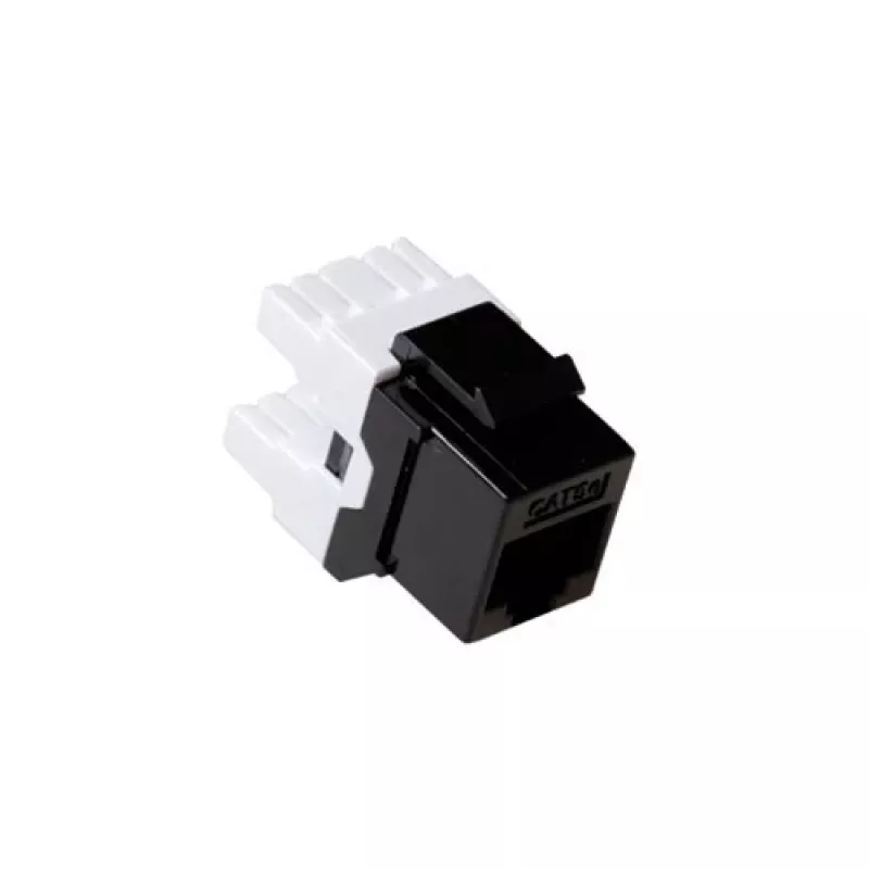 ACT CAT6 Keystone lizdas neekranuotas įsmeigiamas baltas, RJ45, IDC, Balta