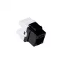 ACT CAT6 Keystone lizdas neekranuotas įsmeigiamas baltas, RJ45, IDC, Balta
