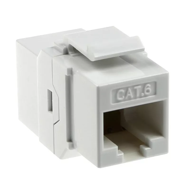 Keystone Coupler RJ-45 neekranuotas CAT6 ACT SD6009