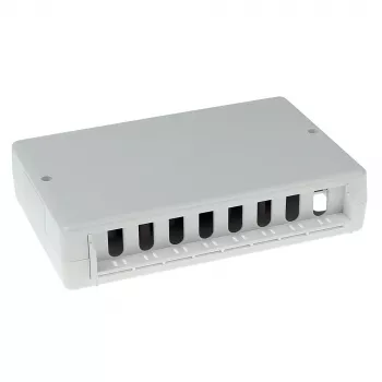 Paviršiuje montuojama dėžutė ACT FA5000 neekranuota 8 prievadų Cat5e — 171,4×38×118,8 mm