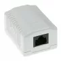 Paviršinio montavimo dėžutė ACT 1 prievado CAT5E neekranuota, 39×29,5×54 mm