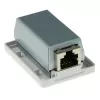 Paviršinio montavimo ekranuotas lizdo dėžutė ACT FA5005 vienam CAT5E lizdui, 39×29,5×54 mm