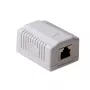 Paviršiuje montuojama ekranuota išvado dėžutė ACT CAT6, 1 prievadas, 39×54×29,5 mm