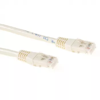 ACT Ivory 25 m U/UTP CAT6 komutacinis kabelis su RJ45 jungtimis