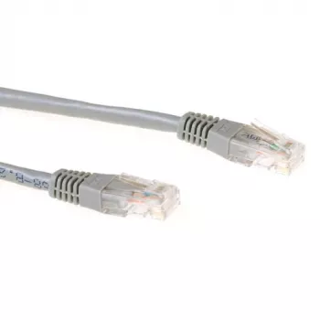ACT pilkas 25 metrų U/UTP CAT6 komutacinis kabelis su RJ45 jungtimis