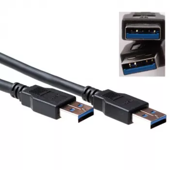 USB 3.0 A kištukas - USB A kištukas 3,00 m, ACT, SB0001