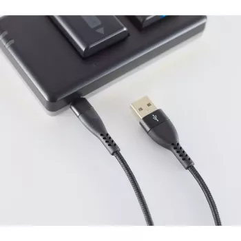 USB laidas ShiverPeaks BS20-72025 1m USB 2.0 A į Micro-USB B Juodas
