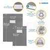 Žurnalo/knygos aplankas HERMA 7054 Baltas