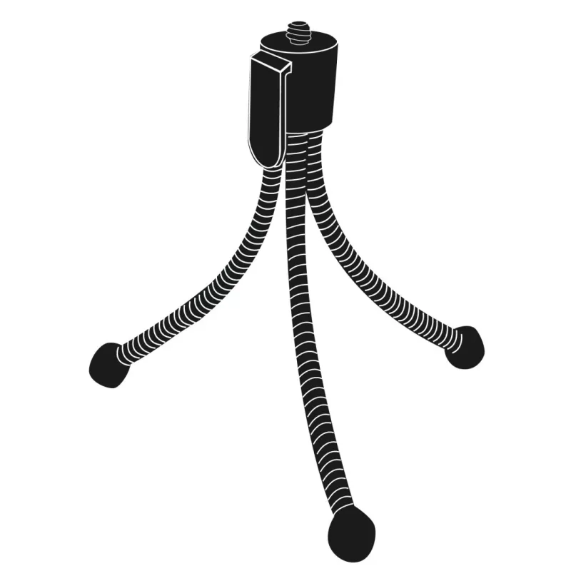 Hama Flexi trikojis Skaitmeniniai/filminiai fotoaparatai 3 kojelės (-ių) Juoda