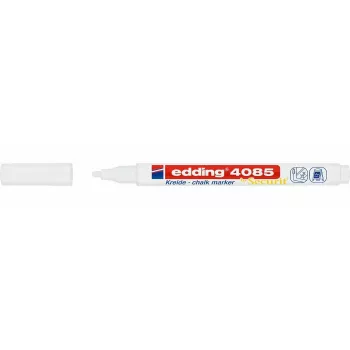 Kreidos žymeklis Edding 4085 „Bullet“ baltas 1 vnt.
