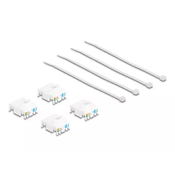 DeLOCK keystone modulis 86050 Plokščias RJ-45 LSA 16,3x16,3x23mm