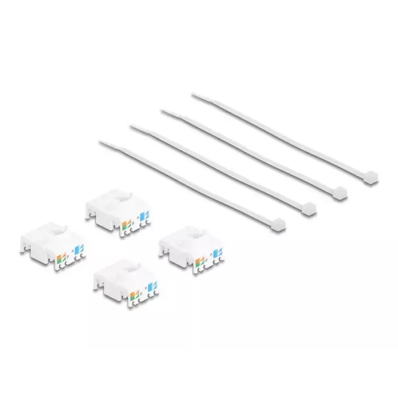 DeLOCK keystone modulis 86050 Plokščias RJ-45 LSA 16,3x16,3x23mm