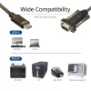 ACT USB-C į nuoseklųjį adapteris AC6002 juodas 1,5 m