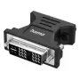 Vaizdo adapteris HAMA 00300090 DVI‑I kištukas į VGA lizdą, juodas
