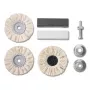 KWB 485300 Rotary Tool Polishing Supply rinkinys, juoda, metalinė, balta