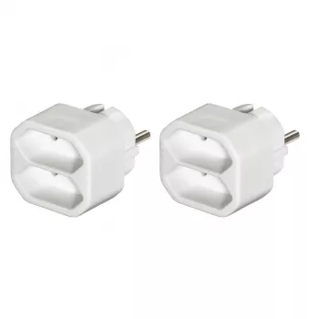 Hama 00223211 maitinimo prailgintuvas 2 kintamosios srovės lizdai (-ų) Vidinis Balta