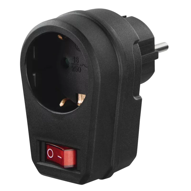 Hama 00223214 maitinimo kištuko adapteris, F tipas, juodas