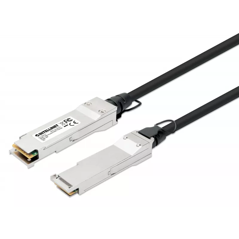 Intellinet 3m 40G QSFP+ Passive Direct Attach Copper Twinax kabelis 30AWG MSA QSFP-H40G-CU3M Suderinama