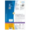 Lipnios spausdintuvo etiketės HERMA 10739 Baltos 19,2x3,9 cm 560 etikečių