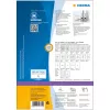 Lipnios spausdintuvo etiketės HERMA 10740 Baltos 19,2x6,1 cm 320 etikečių