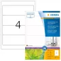 Lipnios spausdintuvo etiketės HERMA 10740 Baltos 19,2x6,1 cm 320 etikečių