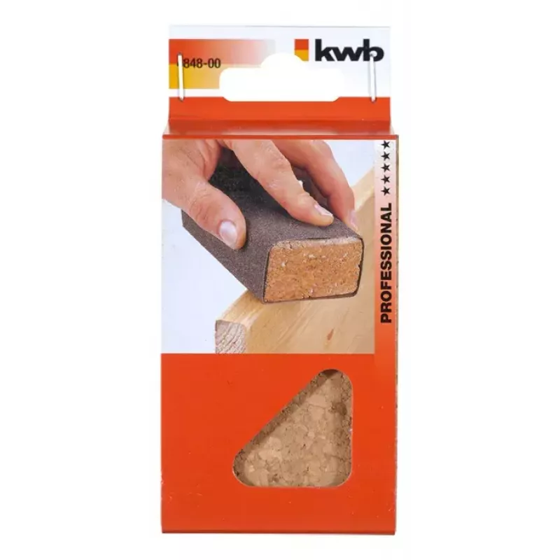Rankinis šlifuoklis KWB 484800 Medis Kamštis 60mm x 40mm x 100mm