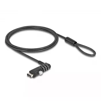 Kabelio spyna Navilock 20916 juoda 1,8 m